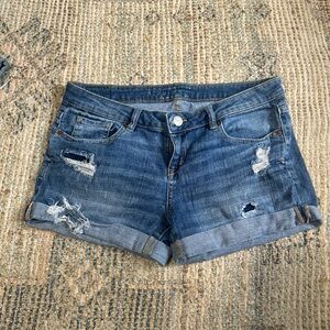 Aeropostale Women's Blue Jean Shorts